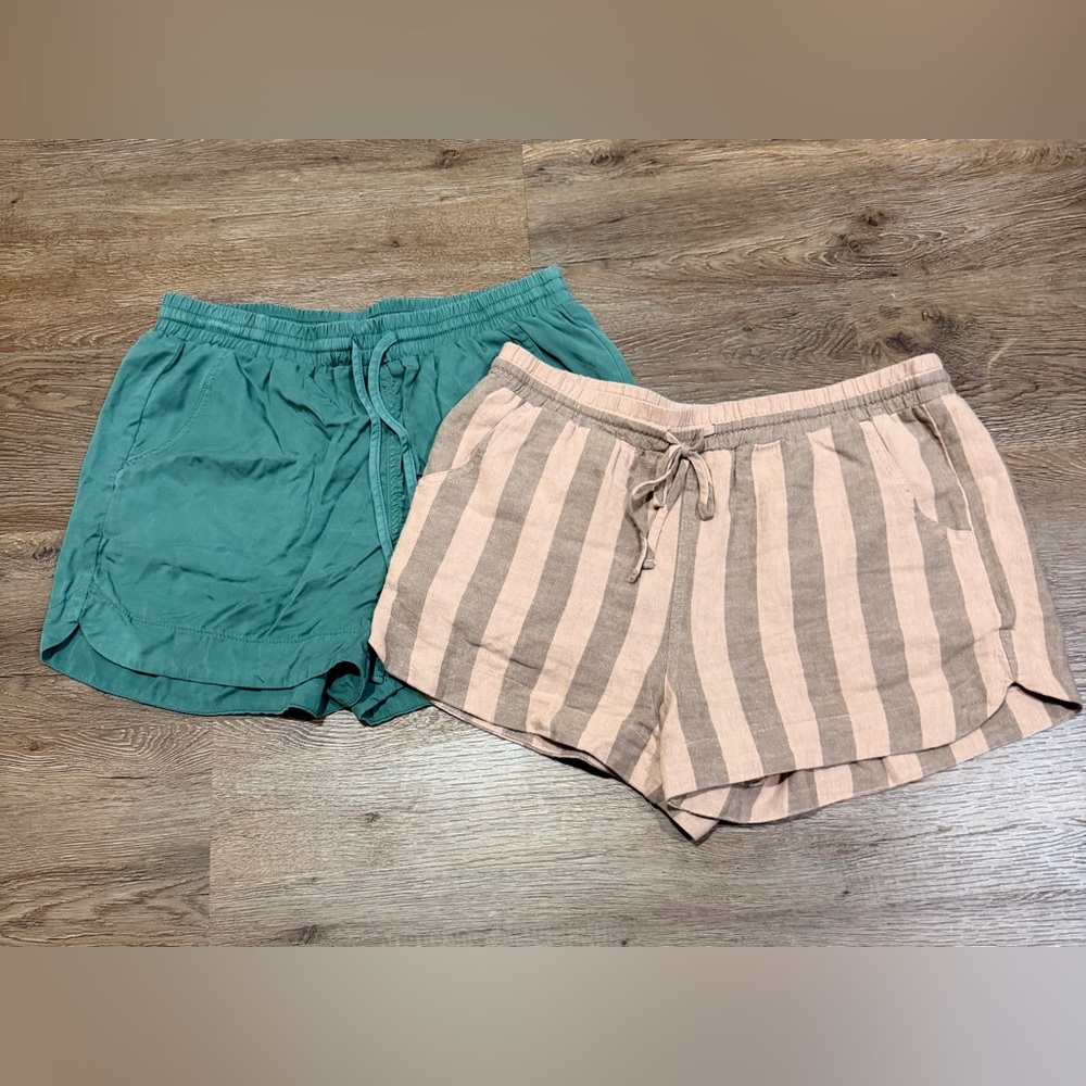 Universal Thread Linen Drawstring Shorts Bundle - image 1